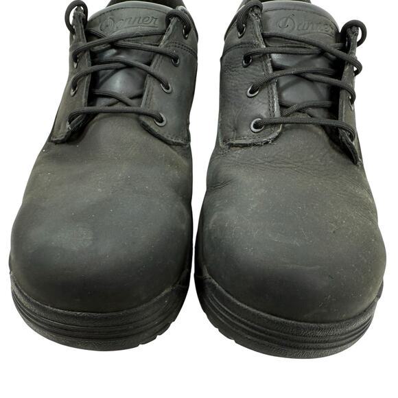 DANNER Caliper 3" Hot Aluminum Hard Toe Work Black Leather Low Top 19451 Size 13 - Picture 3 of 12